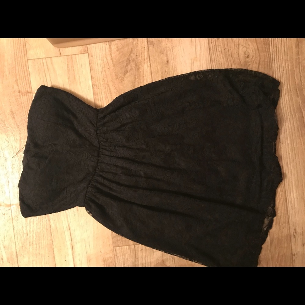 Little black laced dress